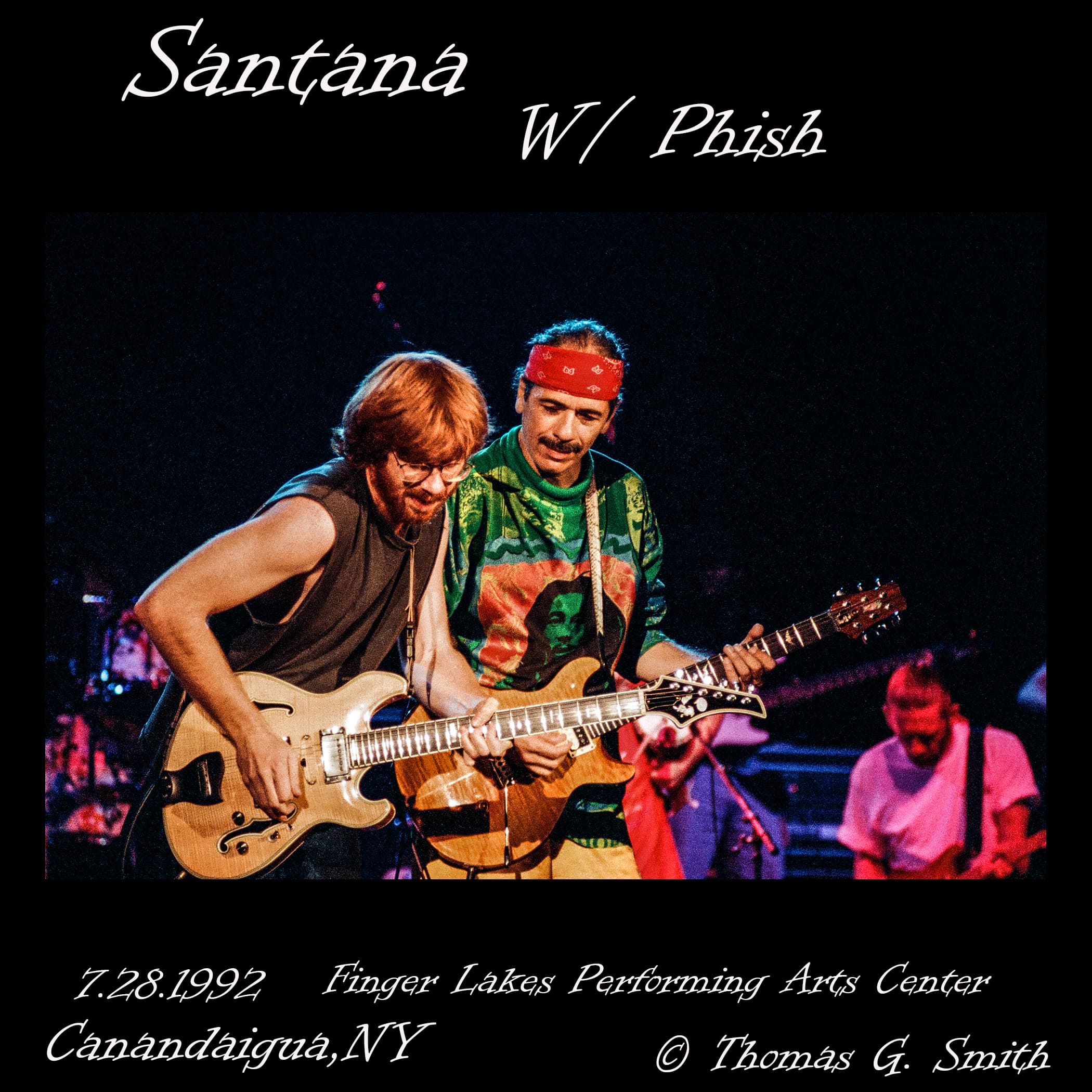 Santana  w/ phish    canandaigua,NY