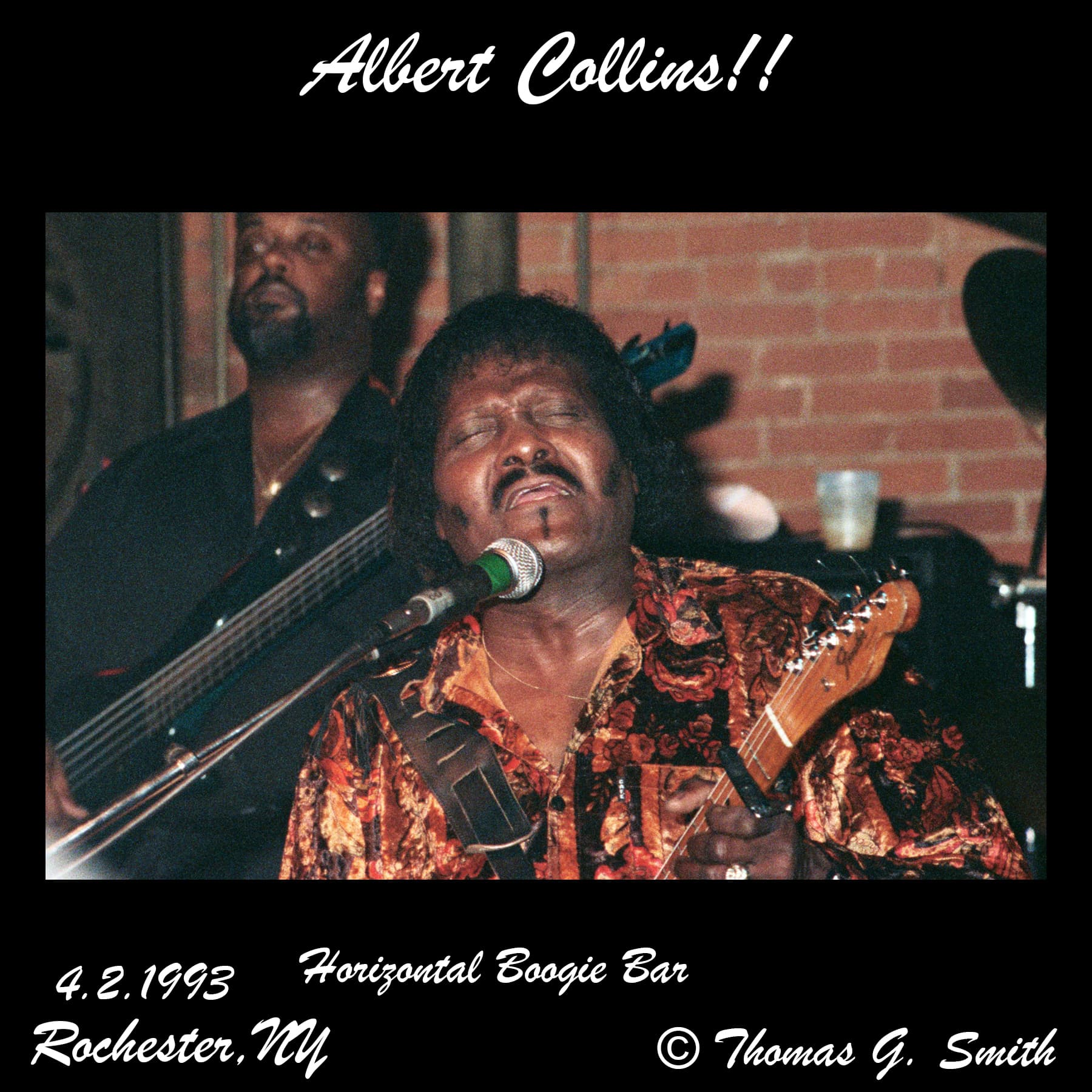 Albert Collins  Rochester,NY